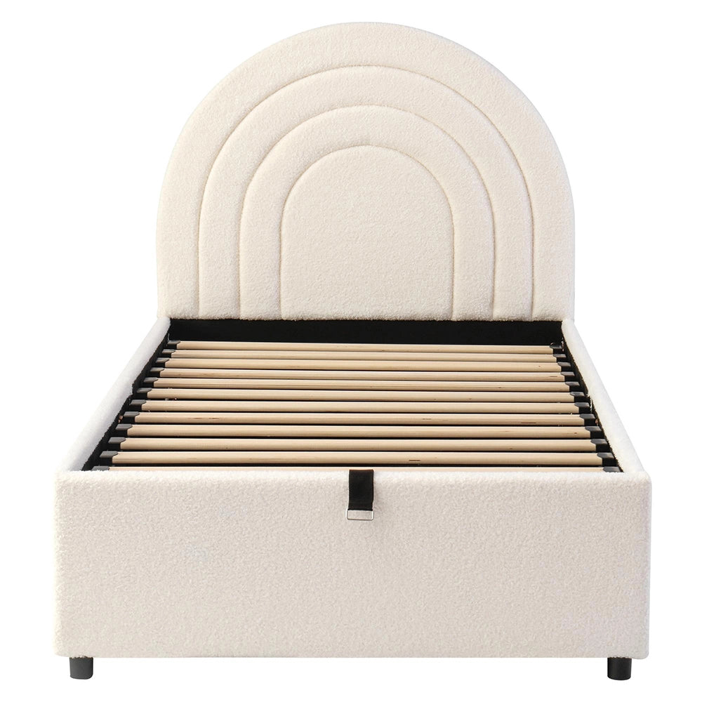 Letto bambino 90x200cm?- Xylo - boucl?? beige
