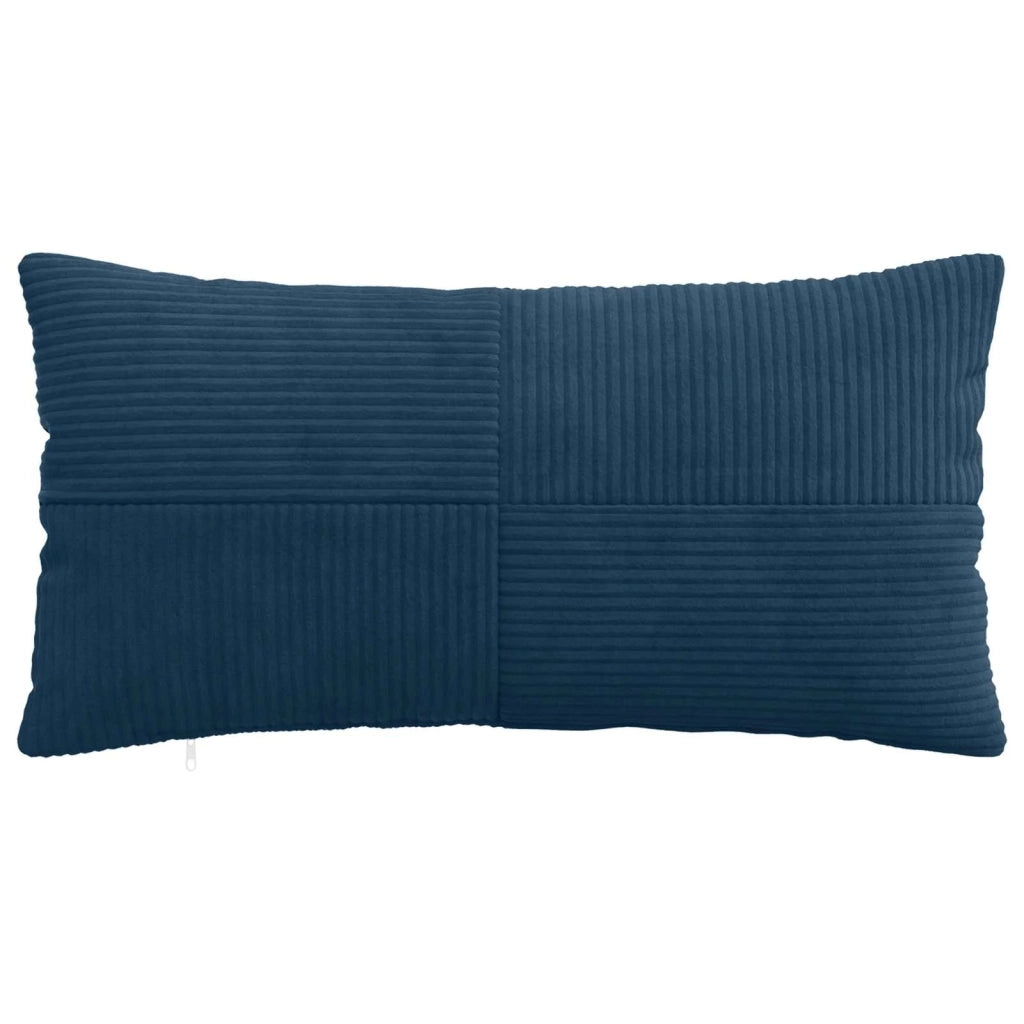 Federa 2 pcs ALMELO Blu navy 40 x 70 cm corduroy 914501