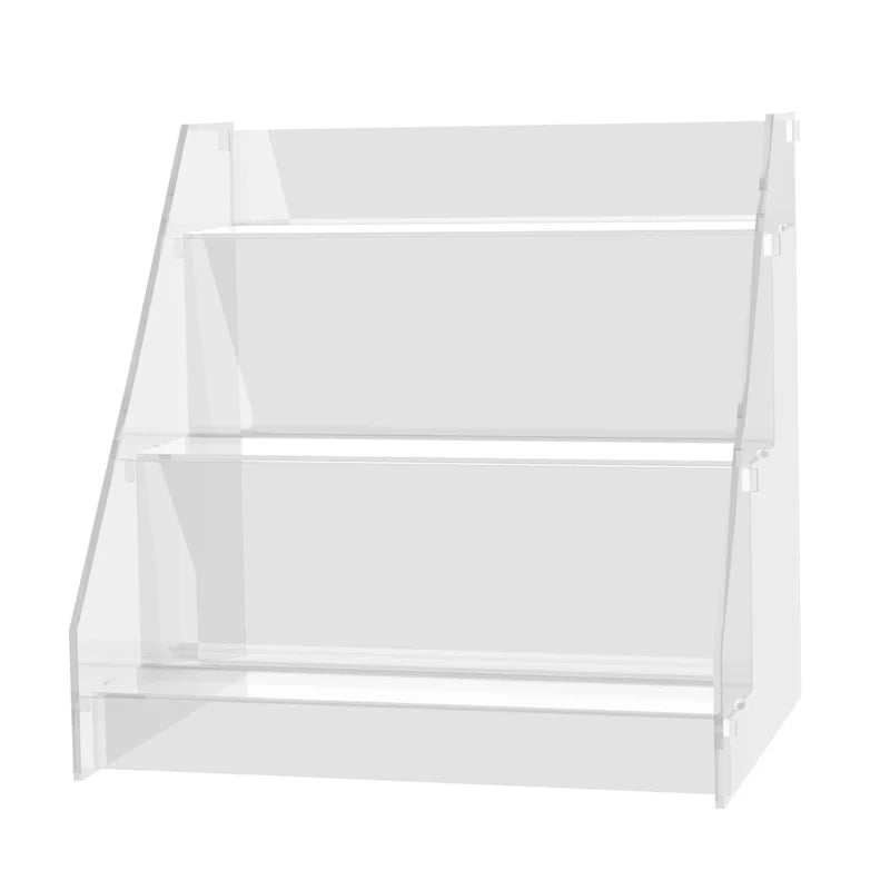 Espositore da Banco 3 Gradini Plexiglass - Largh. 50 cm