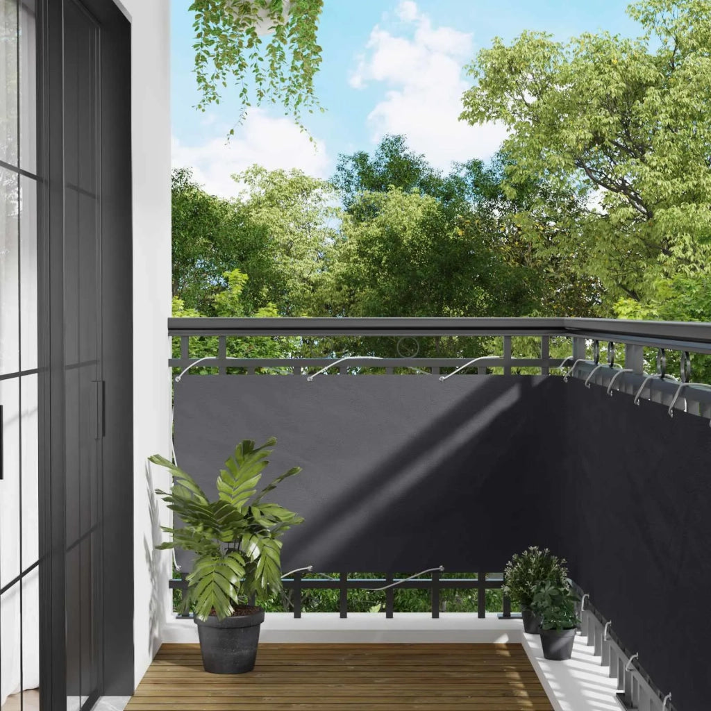 Schermo da balcone Antracite 75 x 200 cm 42030580