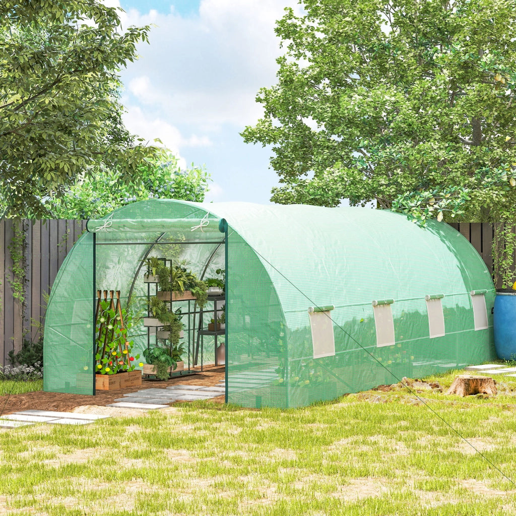 Serra Tunnel da Giardino ¨C Xylo ¨C Metallo Verde