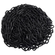 Catena Segnaletica Nera 30 m Ã˜8 mm in Plastica cod mxl 65678