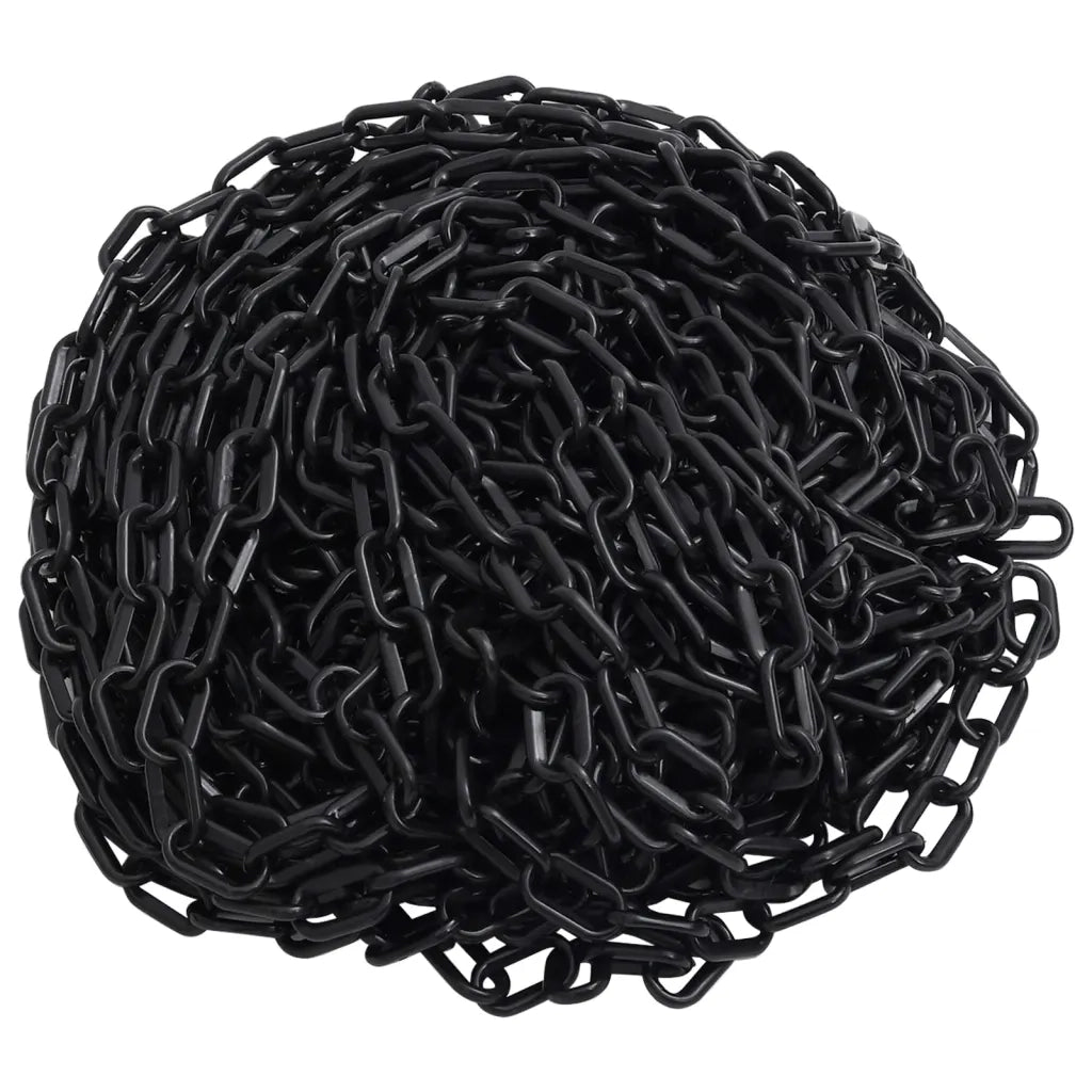 Catena Segnaletica Nera 30 m Ã˜8 mm in Plastica cod mxl 65678