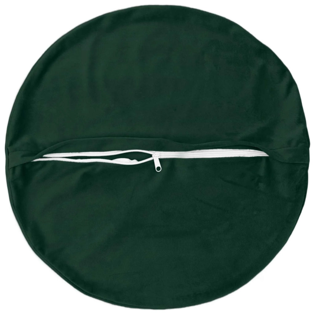 Cuscino con cuscino HEERLEN 6 pz Verde Scuro Velluto 929344