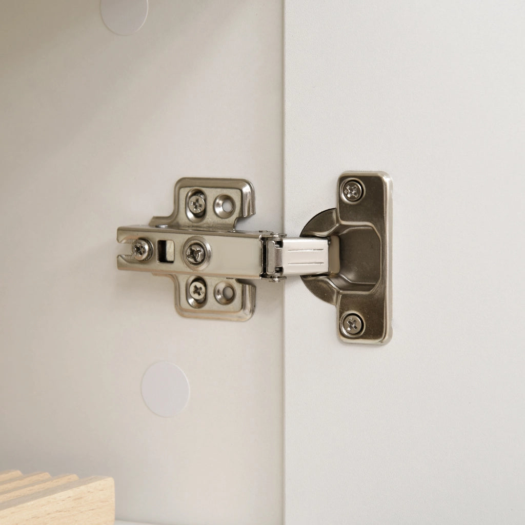 Armadio Bianco 4 Porte con Ripiani ¨C Minimal ¨C 60x35x170 cm