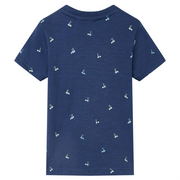 Maglietta da Bambino Blu Scuro 128