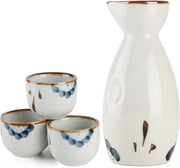 Set Completo per Sake con Bicchiere di Sake e Pentola per Sake (1 Pentola per Sake 3 Bicchieri per Sake)