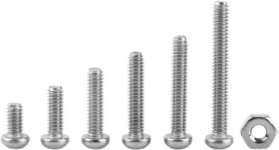 Kit di viti Inbus a 230st M2 Rvs in SS304 - Assortimento con contenitore di conservazione - Alta resistenza alla corrosione - Ideale per...