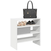 Scarpiere 2 pz Impilabili Bianche 60x30x30,5 cm 858858