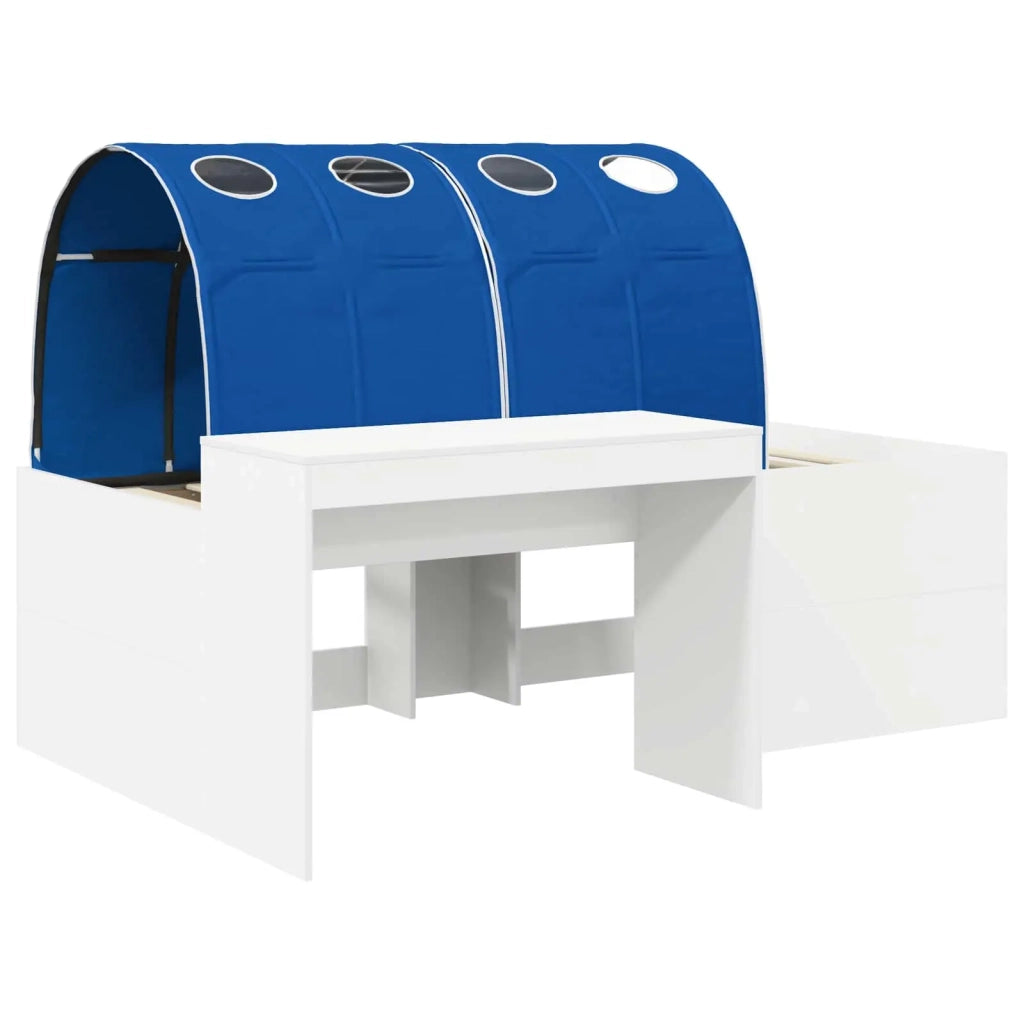 Letto con Tunnel 3 pz Rovere Artigianale e Blu 3423691