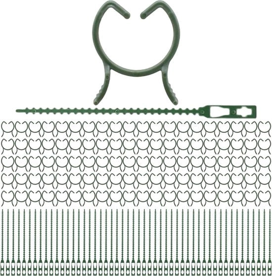 Cinture per piante - 100 pezzi per parete verde - Inclusi 50 cacciaviti per cavi.