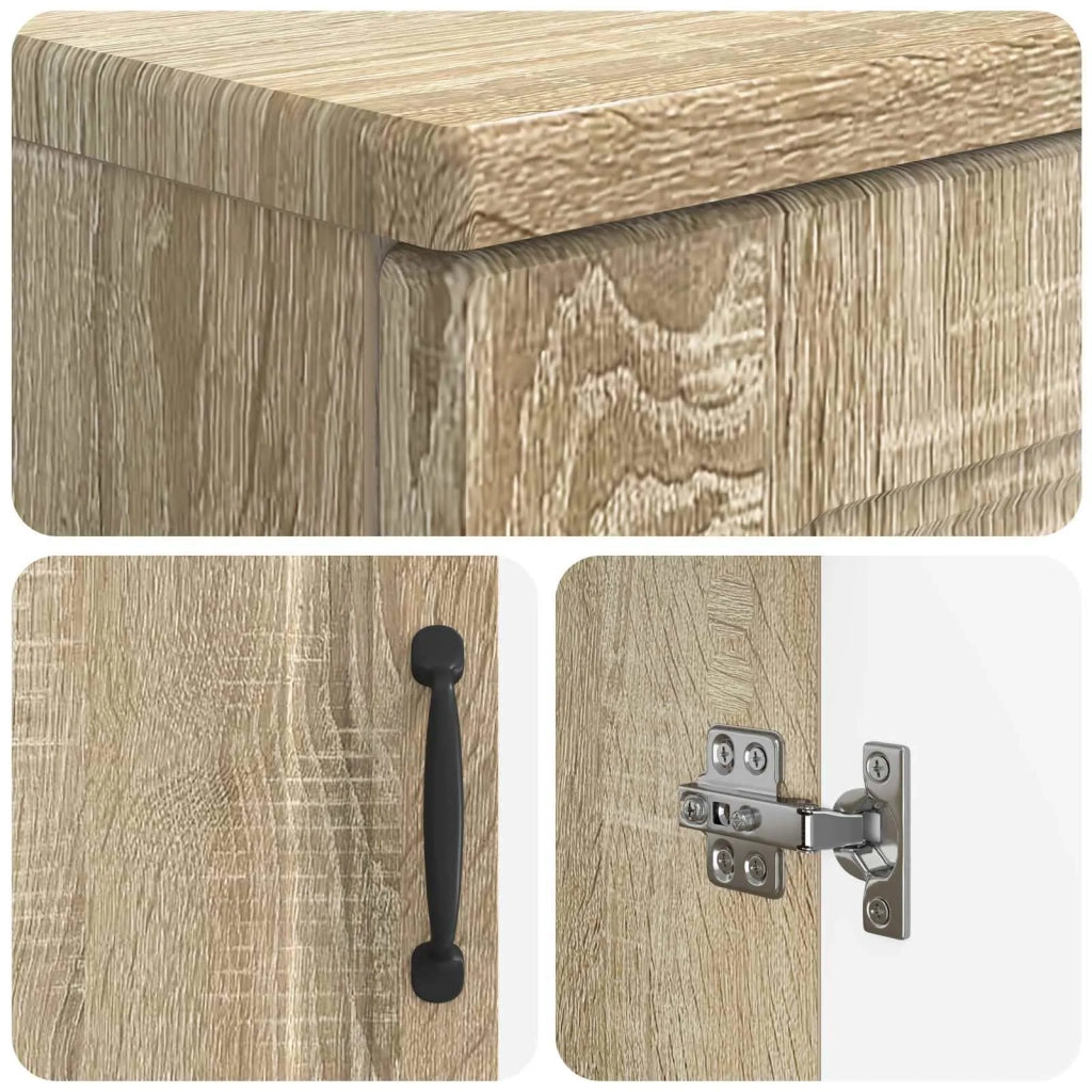Set di Armadi da Bagno da 2 Pezzi UTRECHT Rovere Sonoma 3417650