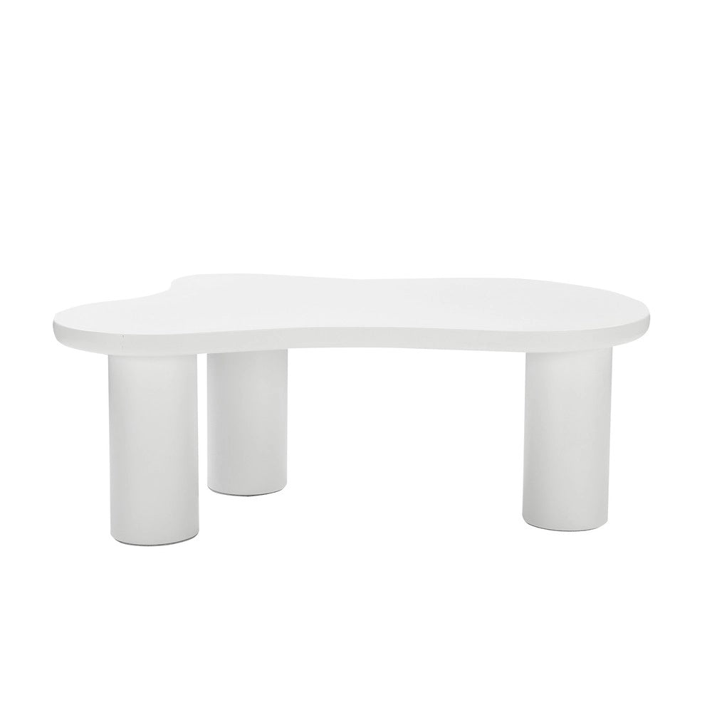 Tavolino da Caff¨¨ Forma Nuvola ¨C MINIMAL ¨C MDF e PVC, 107x66x40.5 cm