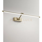 GAP443C- APPLIQUE A PARETE IN METALLO BRUNITO A LED 3000K 473LM 8W 48,4CM