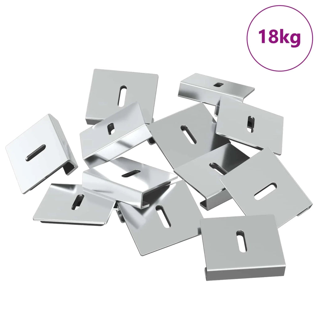 Supporto per Specchio 340 pcs Nichel 35 x 30 x 8,3 mm Acciaio 865024