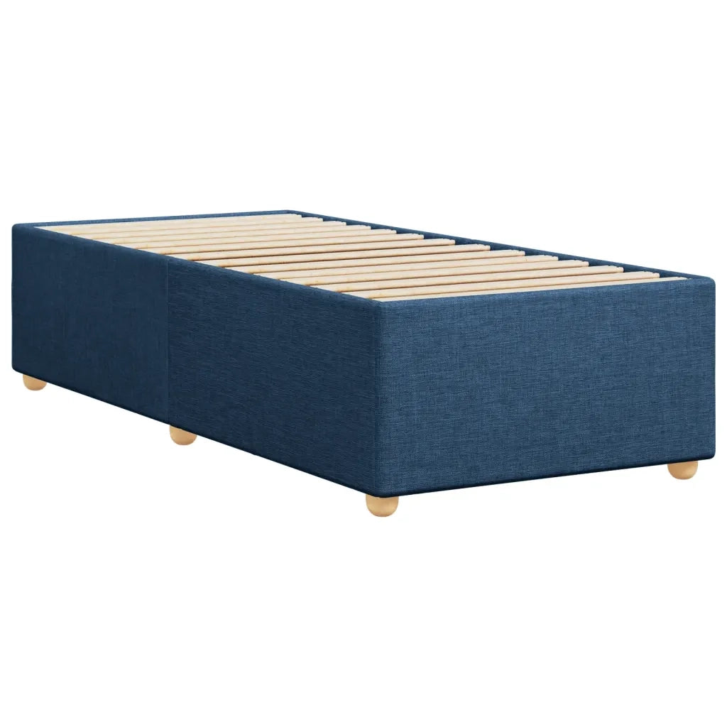 Giroletto senza Materasso Blu 80x200 cm in Tessuto