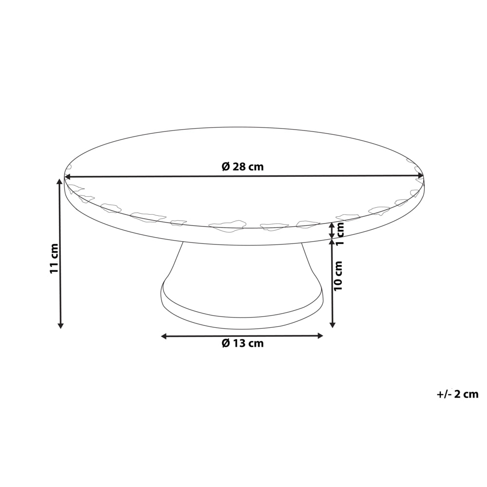 Alzata per torta elegante e decorativa in acciaio inox in marmo scolpito bianco e oro vassoio porta dolci