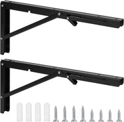 Console di chiusura - supporto angolare robusto - nero - 40 cm