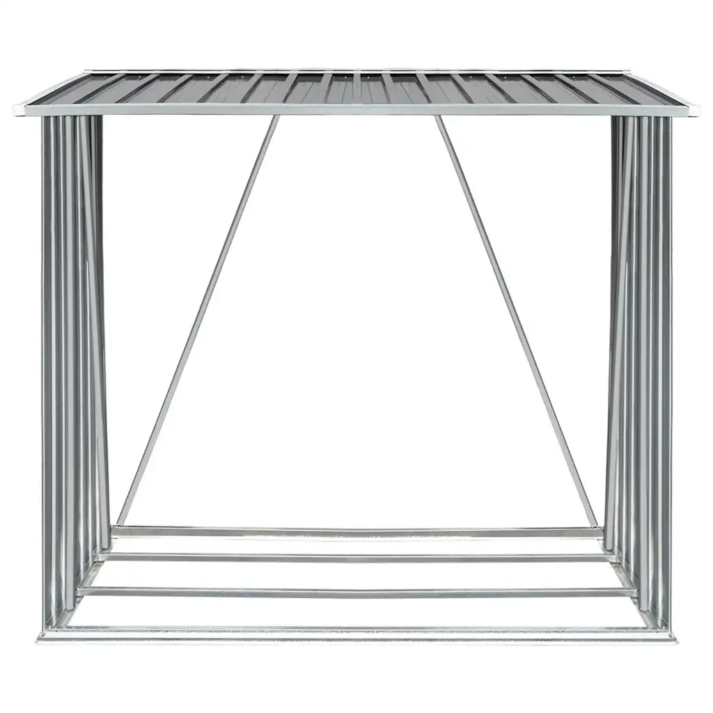 Capannone da Giardino in Acciaio Zincato Grigio 163x83x154 cm   cod mxl 73022
