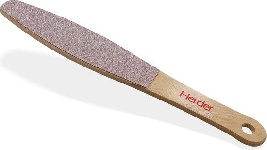Vijl per piedi, rimuove callosità, lunghezza 27 cm, realizzato in legno, utilizzabile sia umido che asciutto, ideale dopo il bagno dei piedi