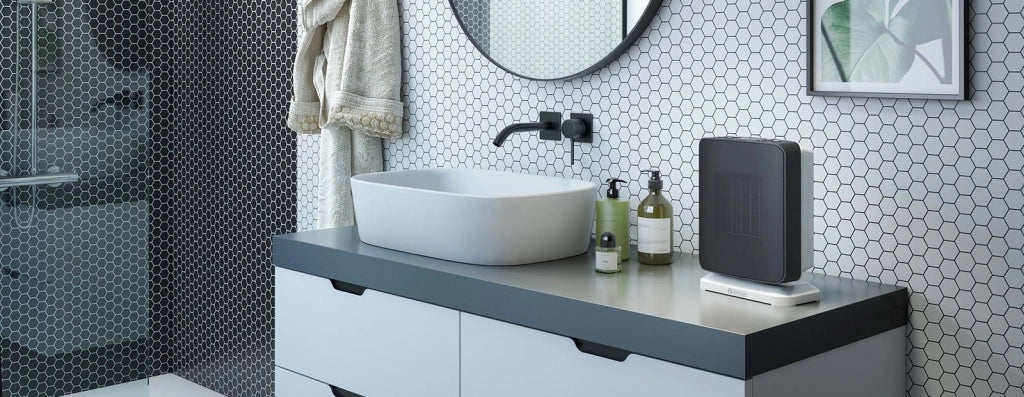 Olimpia Splendid 99268 Caldo Trendy Termoventilatore Ceramica 1800 W IP21 Oscillazione 80° colore Nero Bianco