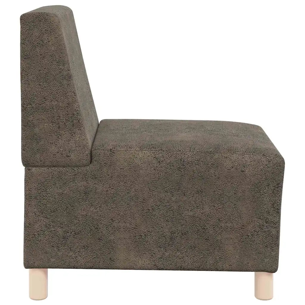 Unità di Divano Modulare Senza Braccioli 2 pcs Grigio scuro 3399790
