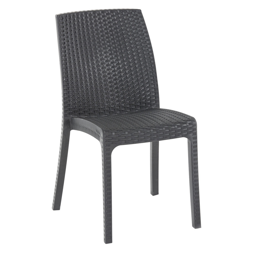 Sedia in polipropilene bianca 47x59xh86