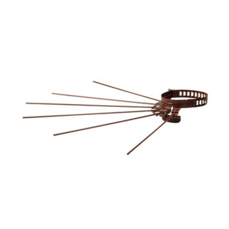 STENDIBIANCHERIA A RAGGIERA D 8/14 CM MARRONE- 10,0 pz