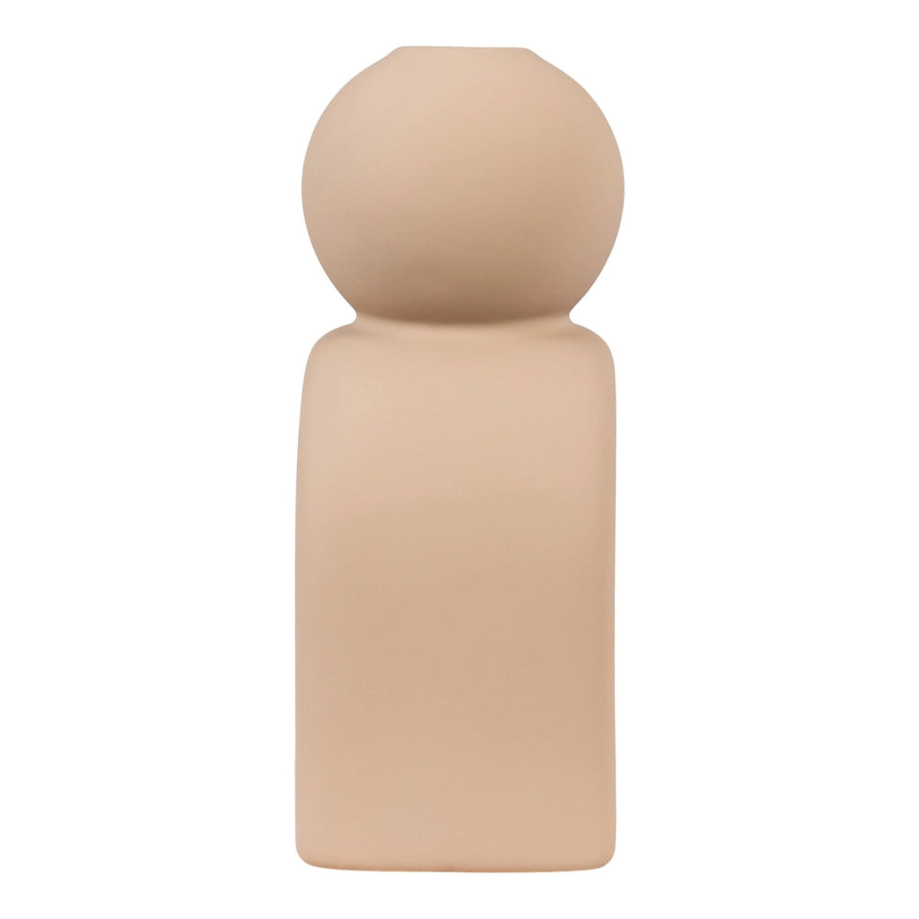 Portacandela Candle, Marrone, Gres, 6,5x10,5x17 cm