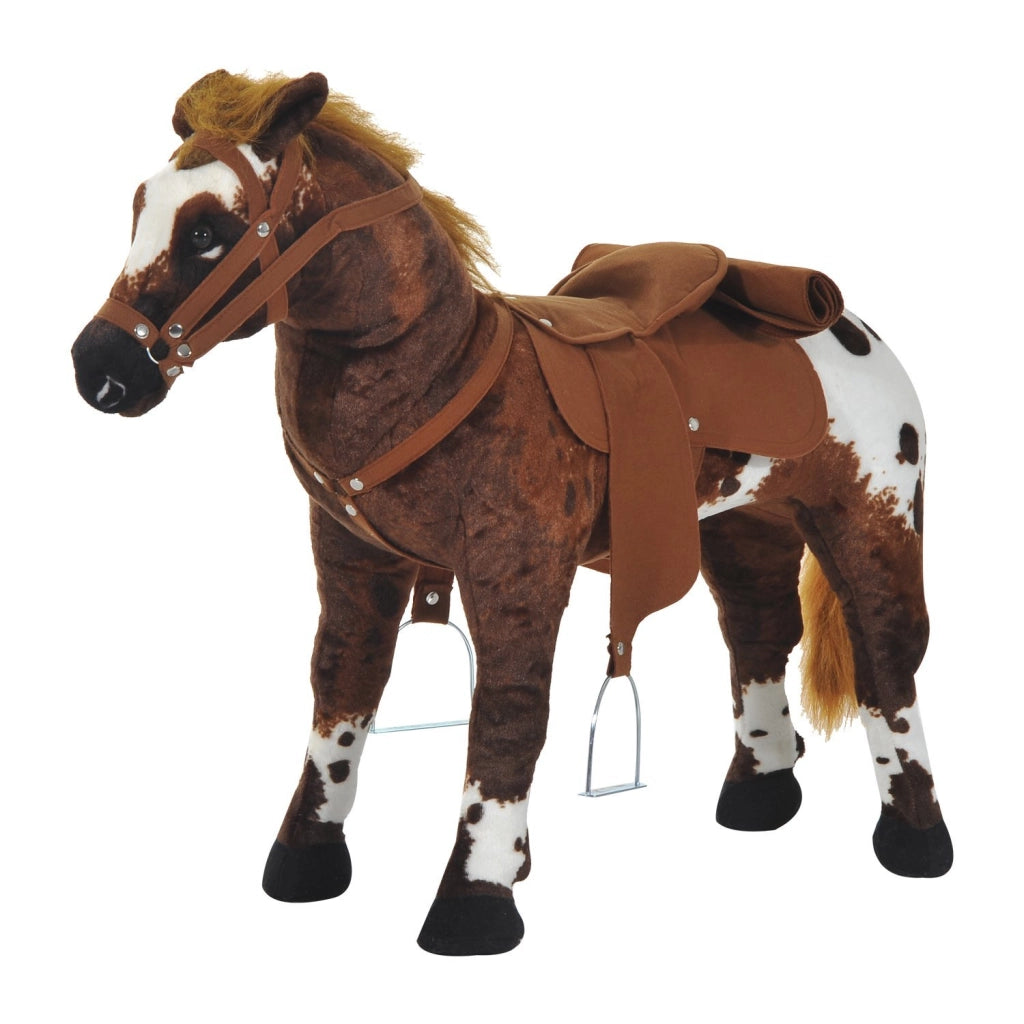 Cavallo a Dondolo Giocattolo con Sella e Suoni ¨C Zephmum ¨C Marrone