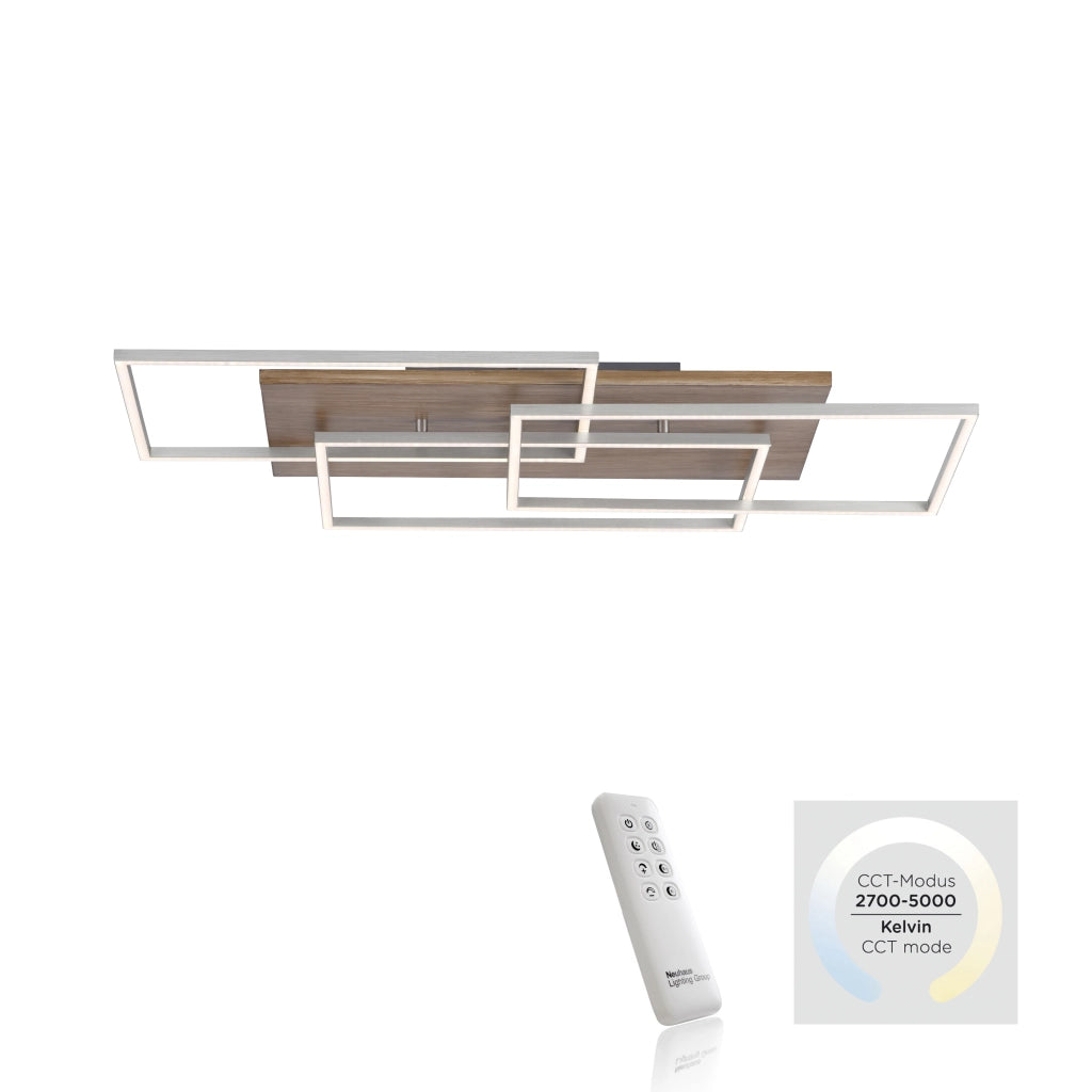 Plafoniera PALMA Paul Neuhaus LED 40W CCT con telecomando
