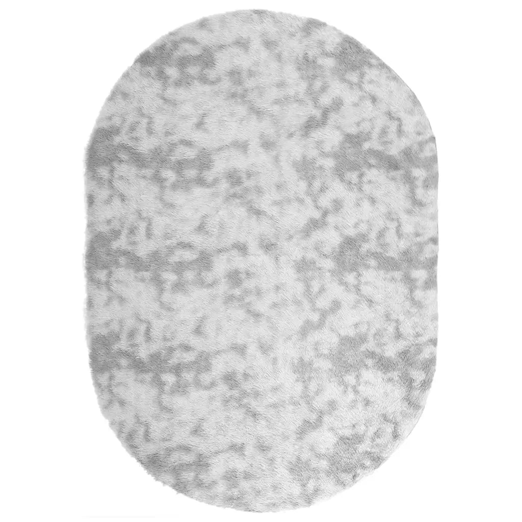 Tappeto del soggiorno | Tappeto Shaggy a Pelo Lungo NAVARRA Grigio Argento 300x200 cm
