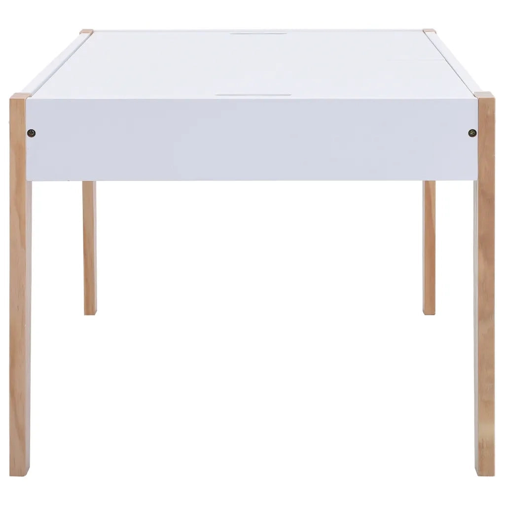 Set Sedie e Tavolo Lavagna per Bambini 3 pz Nero e Bianco 286189