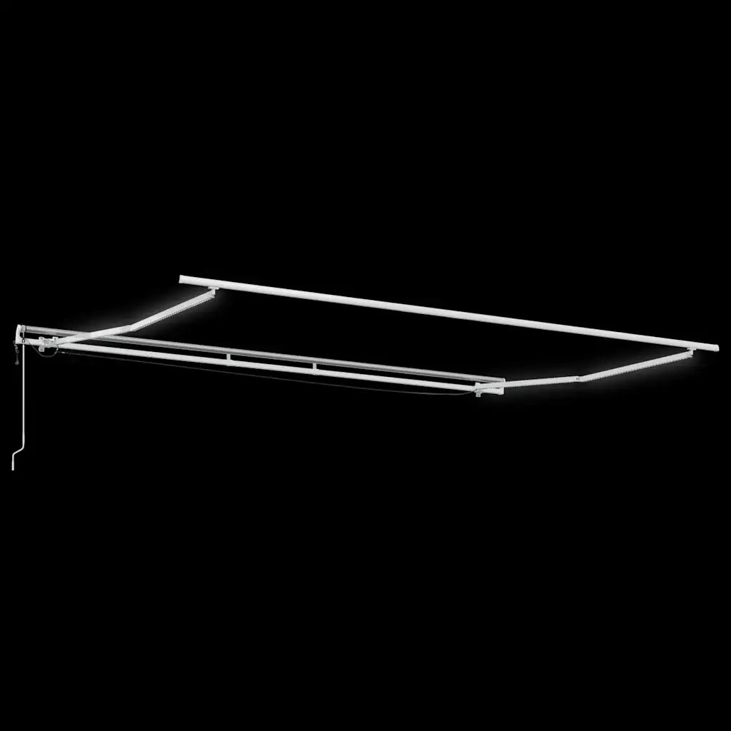 Tenda Retrattile Rosso e Bianco 450 × 300 cm 3330916