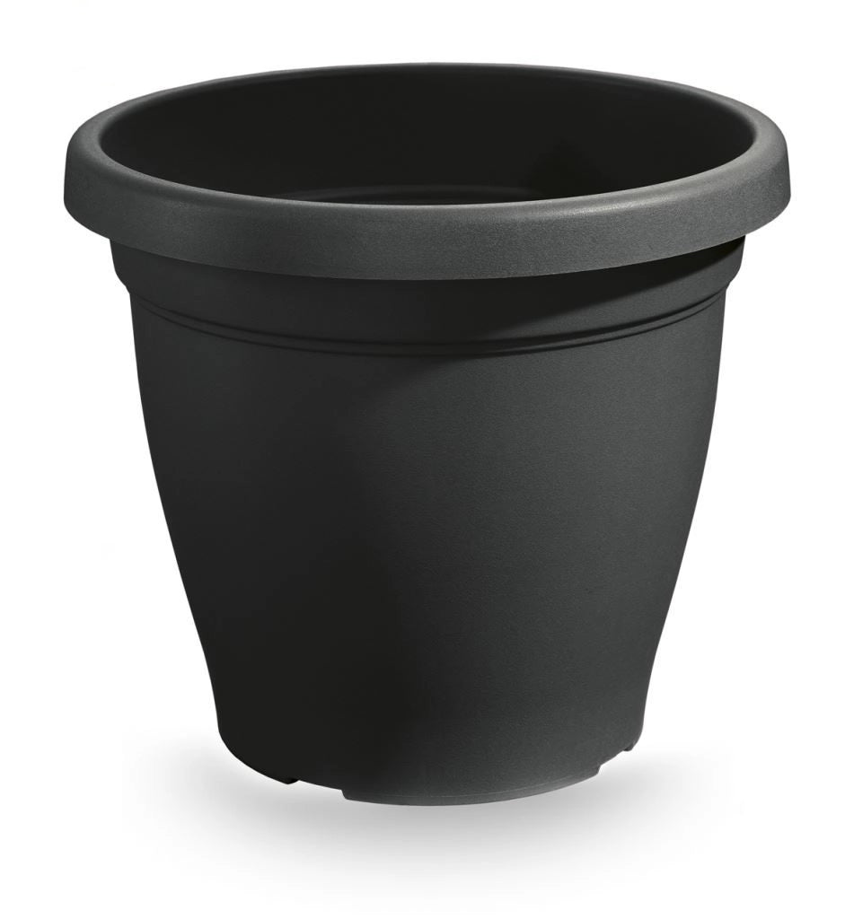 VASO 'VERONA' Ø cm 20x16,5h - colore antracite