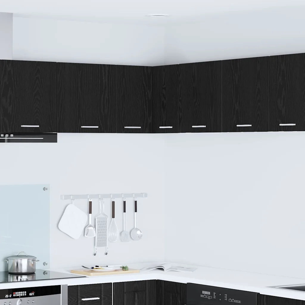 Armadio pensile Rovere Nero e Bianco 57 x 57 x 40 cm 884187