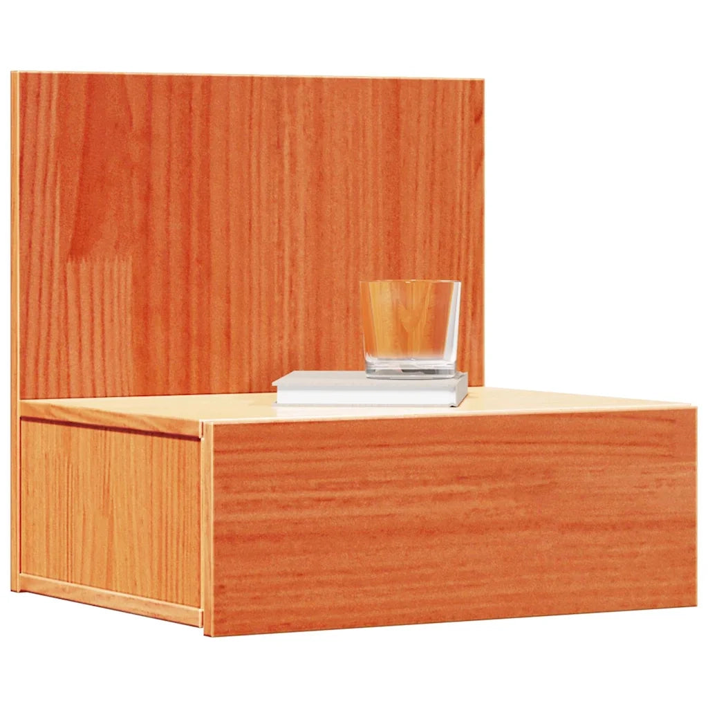 Comodino con cassetto 2 pcs Marrone cerato 42 x 32,5 x 40 cm 873498