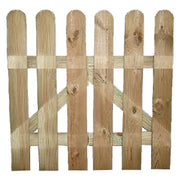 Cancello in legno 100 x 80 cm con lamelle