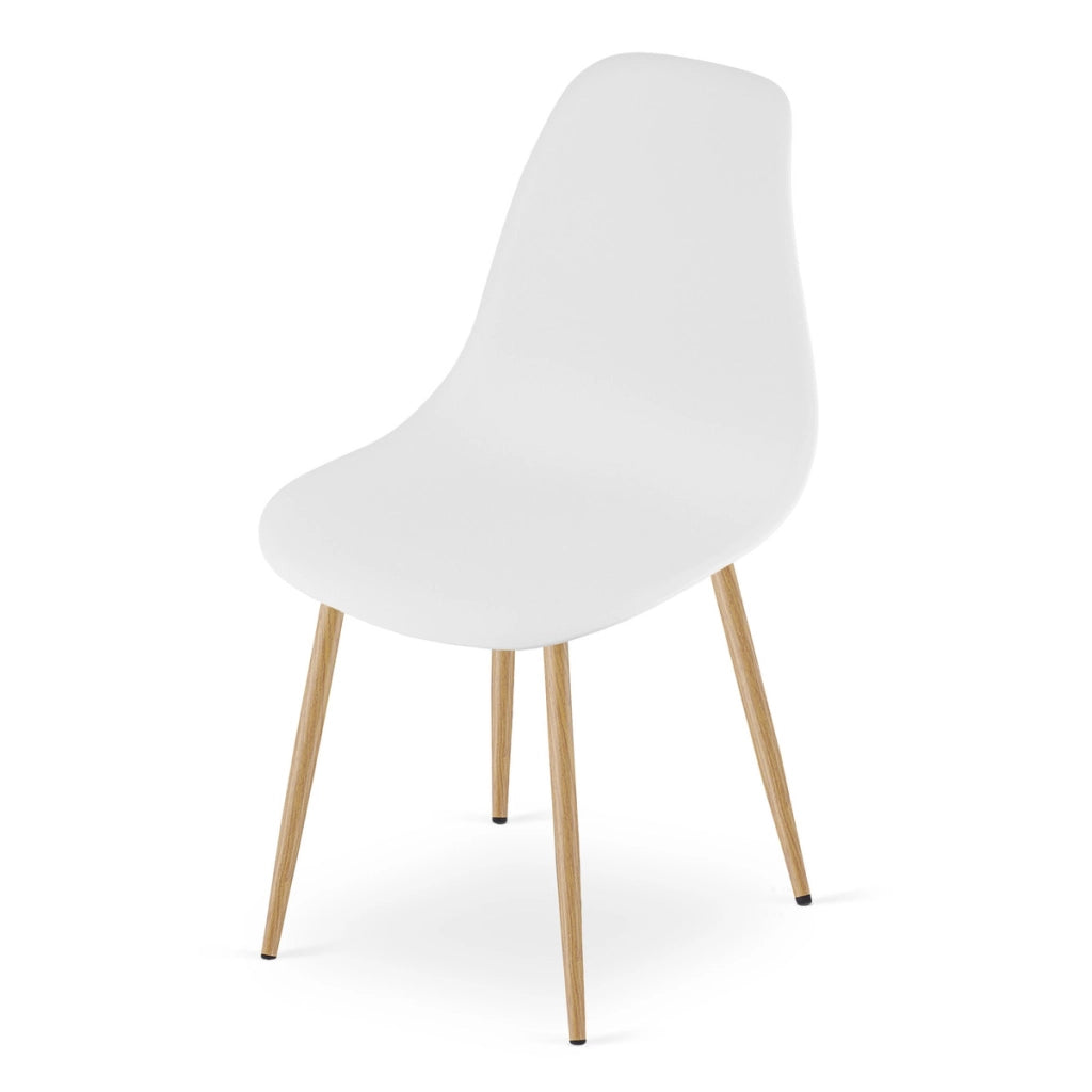 Set da pranzo scandinavo Kami con tavolo rotondo e 2 sedie Wat