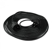 Prolunga elettrica 10 m 1 presa con terra nera Ecolight