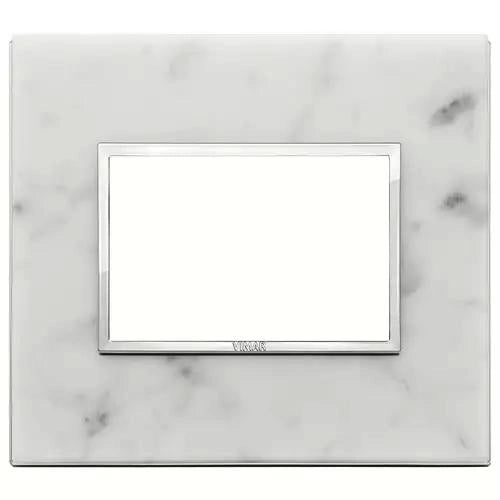 VIMAR EIKON - PLACCA 3M BIANCO DI CARRARA