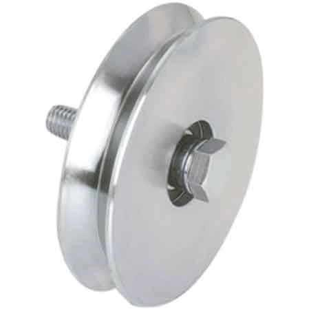 RUOTA CON BULLONE PER CANCELLI GOLA Y 120 mm