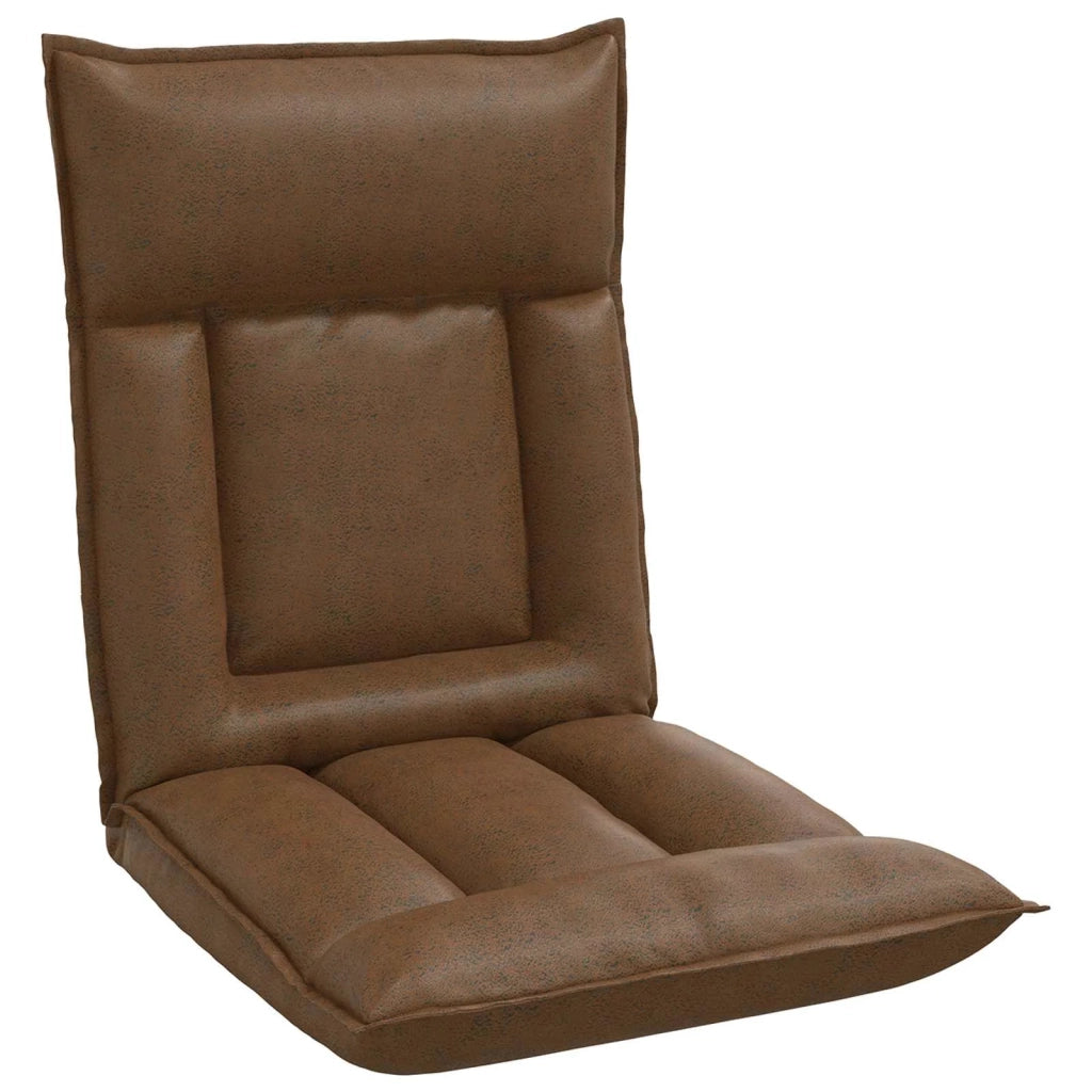 Sedia da Pavimento Marrone 55 x 61 x 70 cm Tessuto 42028190