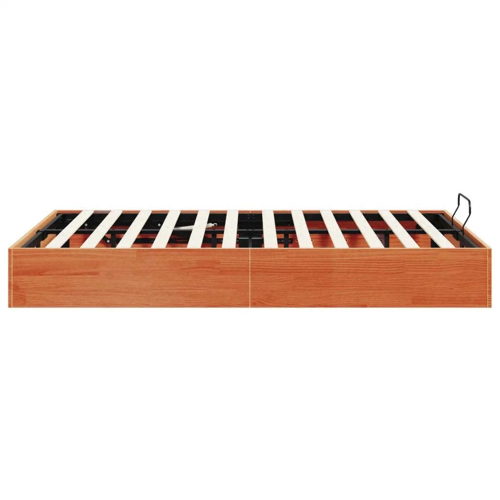 Telaio del Letto Ottomano con Ripostiglio Marrone Cera 3418800