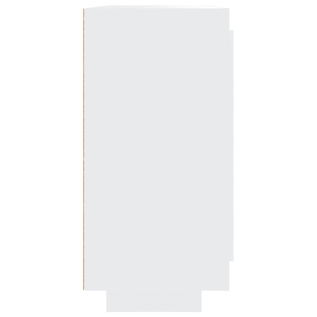 Credenza Bianca 92x35x75 cm in Legno Multistrato 811835
