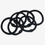 Trade Shop - Set Codini Elastici Gancio Per Capelli Trecce Treccia Coda Ferma Capelli Codino -