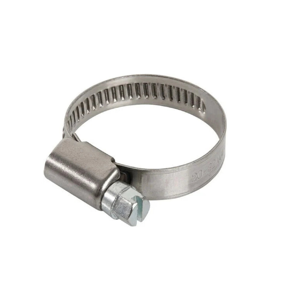 Fascetta stringitubo SERFLEX nastro 9mm acciaio bordi rialzati tondi+misure Ø 60 - 80