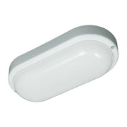 Plafoniera LED ovale bianca 8W 4000K IP64 Davo Eko-Light