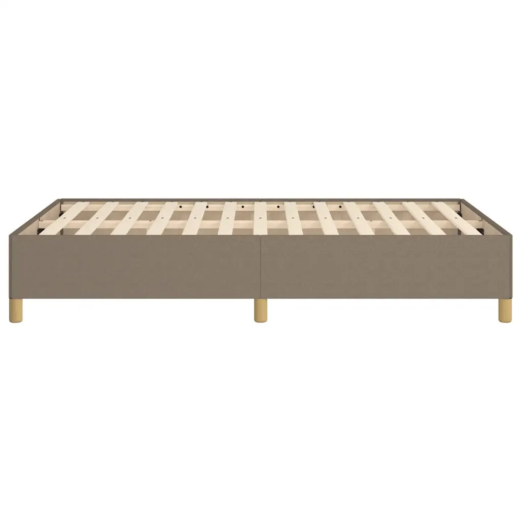Letto matrimoniale | Letto per adulti | Giroletto senza Materasso Tortora 120x190 cm Tessuto
