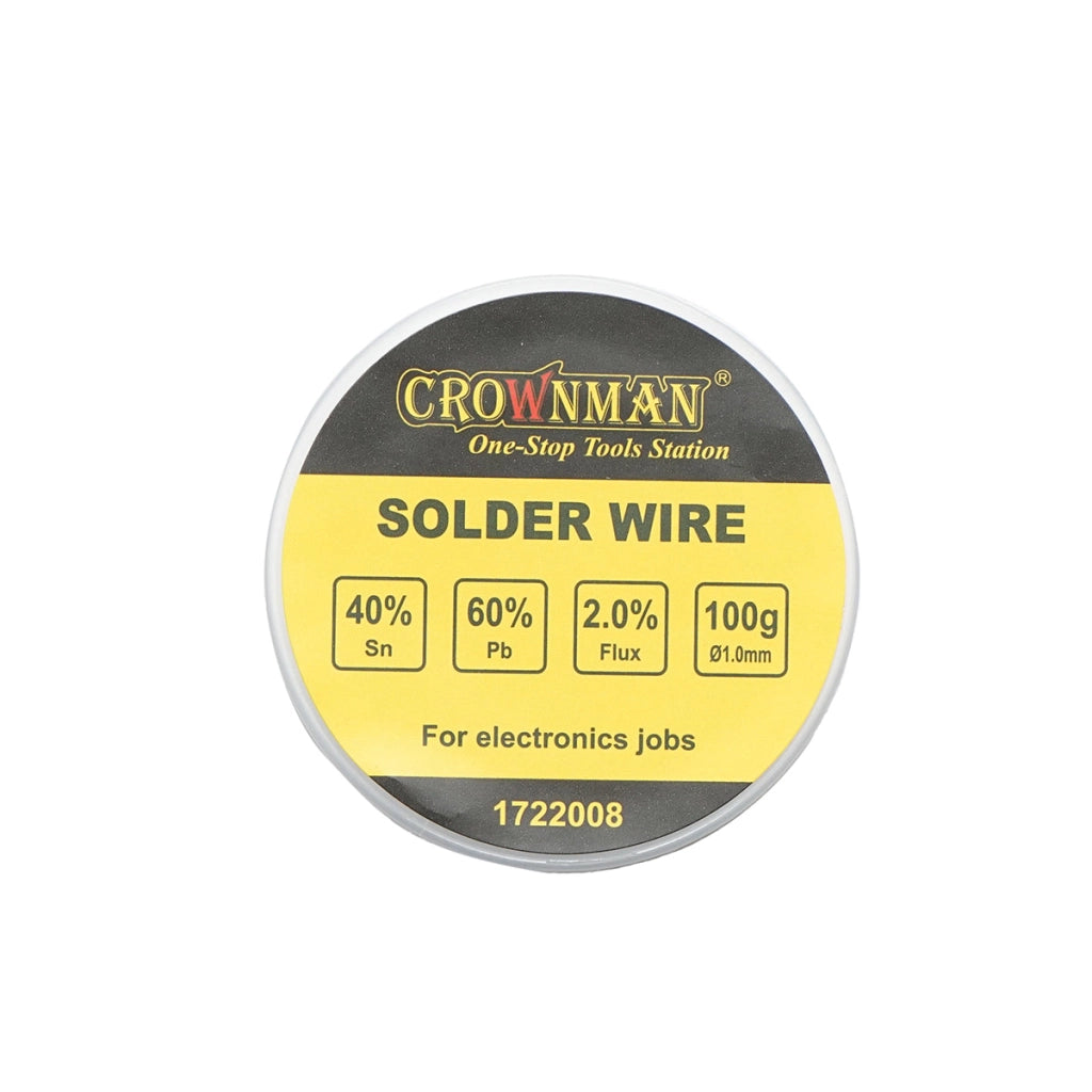 Filo per saldatura Ø 1 mm, 100 g, Crownman.